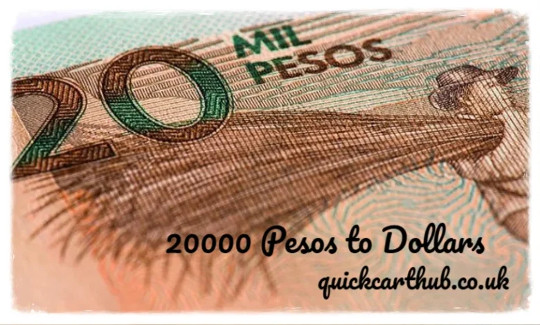 20000 Pesos to Dollars