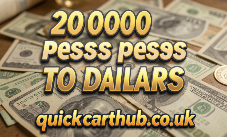 20000 Pesos to Dollars