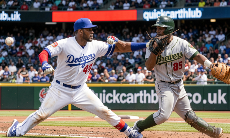 dodgers vs brewers