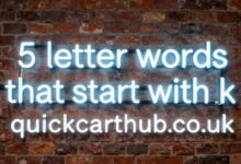 5 letter words that start with k