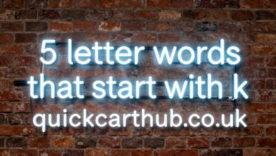 5 letter words that start with k