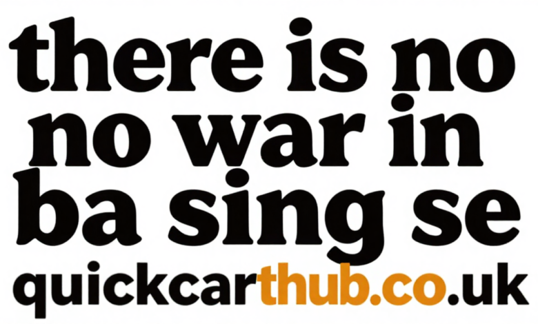 there is no war in ba sing se