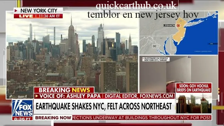 temblor en new jersey hoy